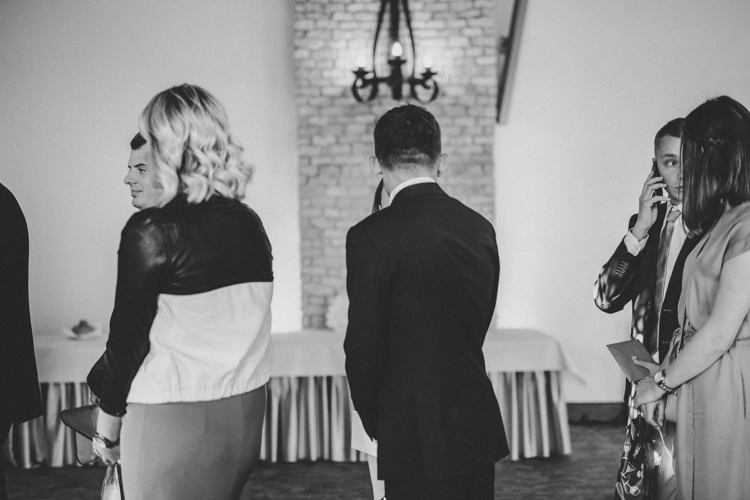 ślub na polu golfowym