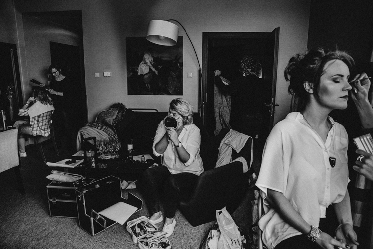 przygotowania Pani Młodej