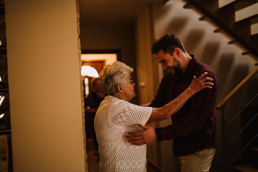 przygotowania pana młodego