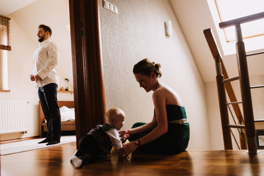 ubieranie pana młodego