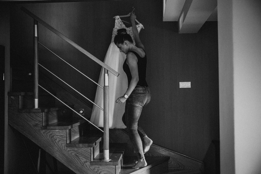 przygotowania panny młodej