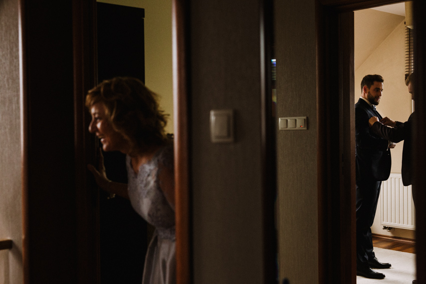 przygotowania pana młodego