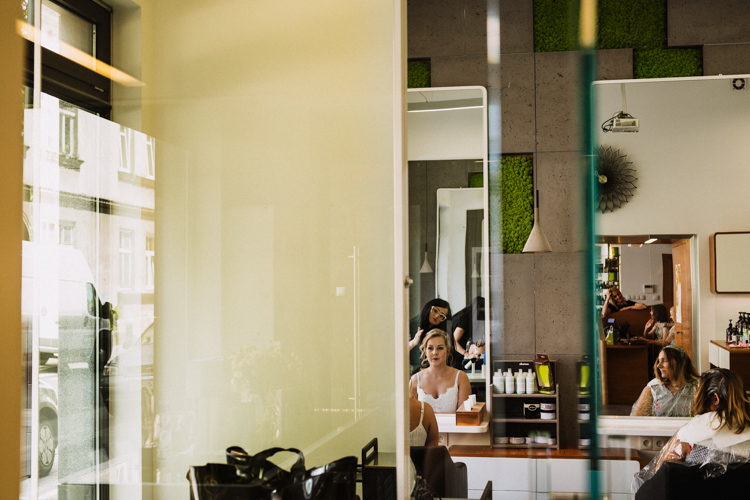 fryzura panny młodej