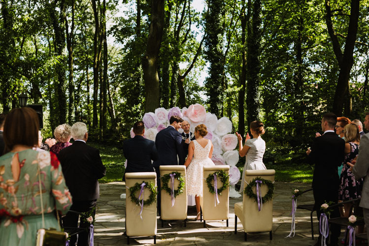 ślub w ogrodzie