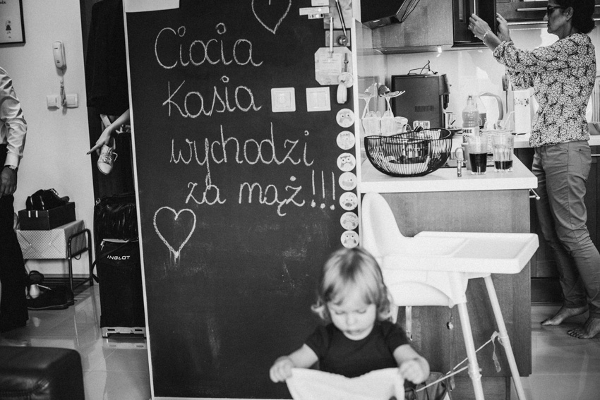 przygotowania pani młodej