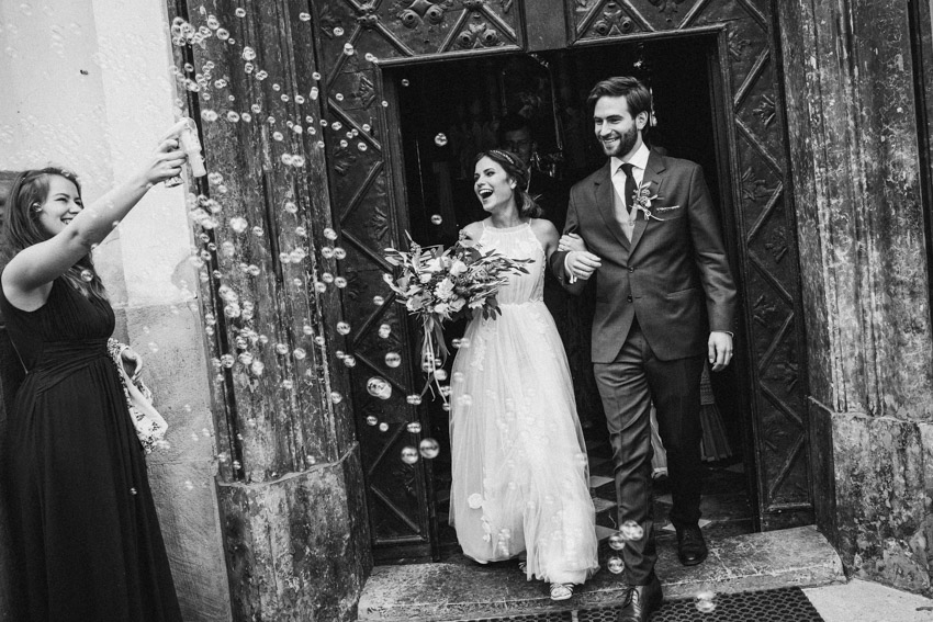 wyjście z kościoła