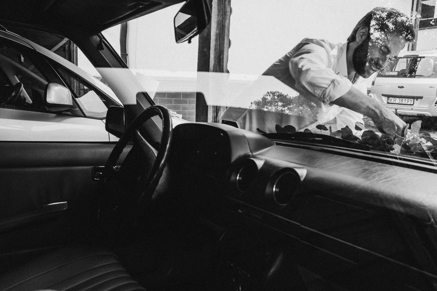 przygotowania pana młodego