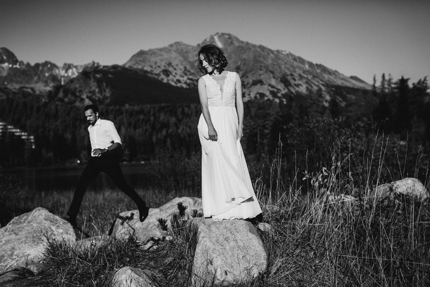 sesja ślubna w Tatrach