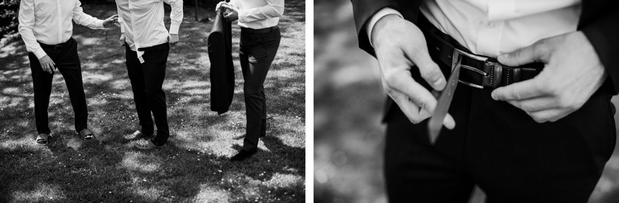 przygotowania pana młodego