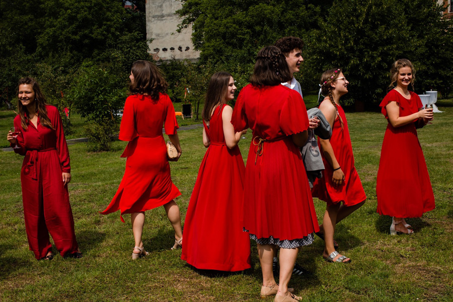 plenerowe wesele pod namiotem w centrum Krakowa