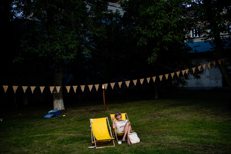 plenerowe wesele pod namiotem w centrum Krakowa